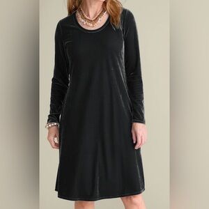 Soft Surroundings Short Santiago Velvet Dress